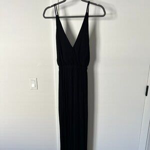 Lost in Paradise Black Maxi Dress